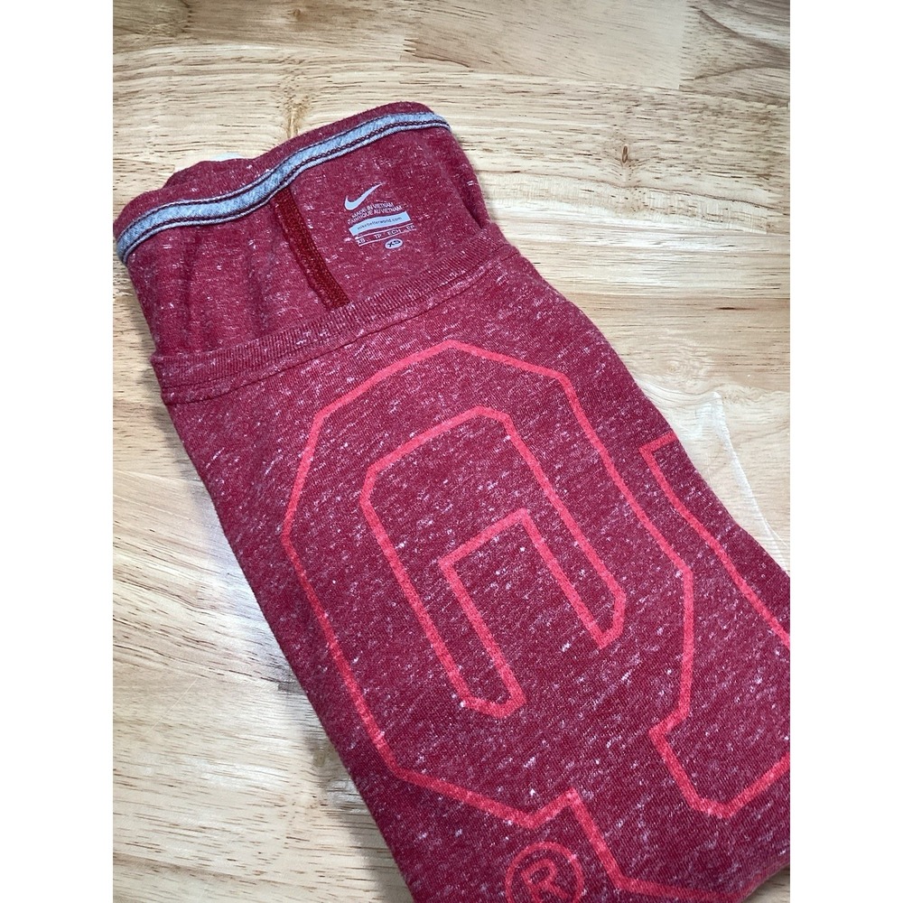 Ladies Nike OU Oklahoma Sooners Cropped Lightweight Sweatshirt- XS